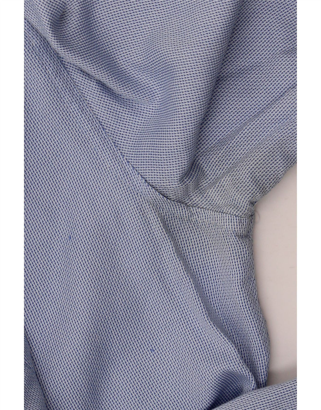 Slim-Fit-Hemd für Herren von Zara, klein, blau gepunktet, Baumwolle