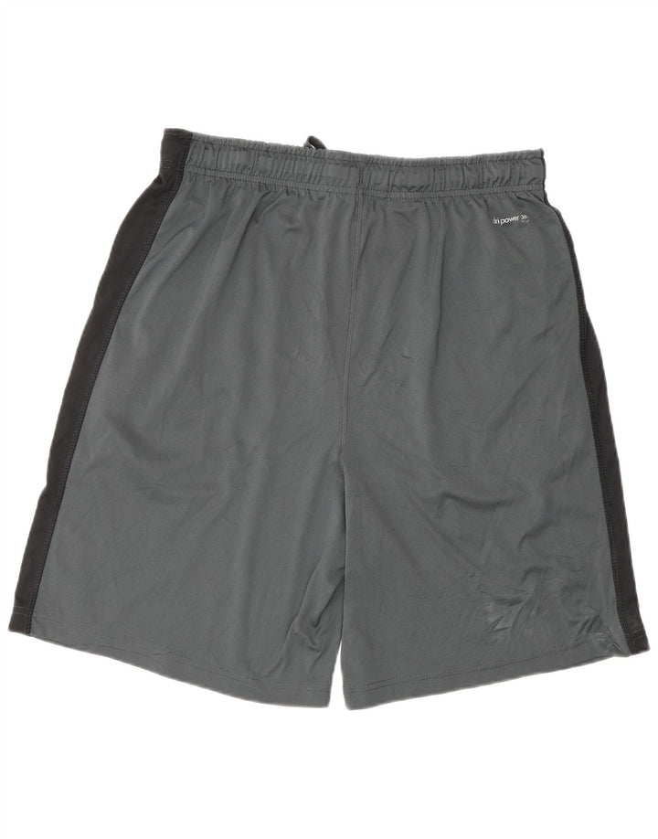 Russell Athletic Herren-Sportshorts aus mittelgrauem Colourblock-Polyester