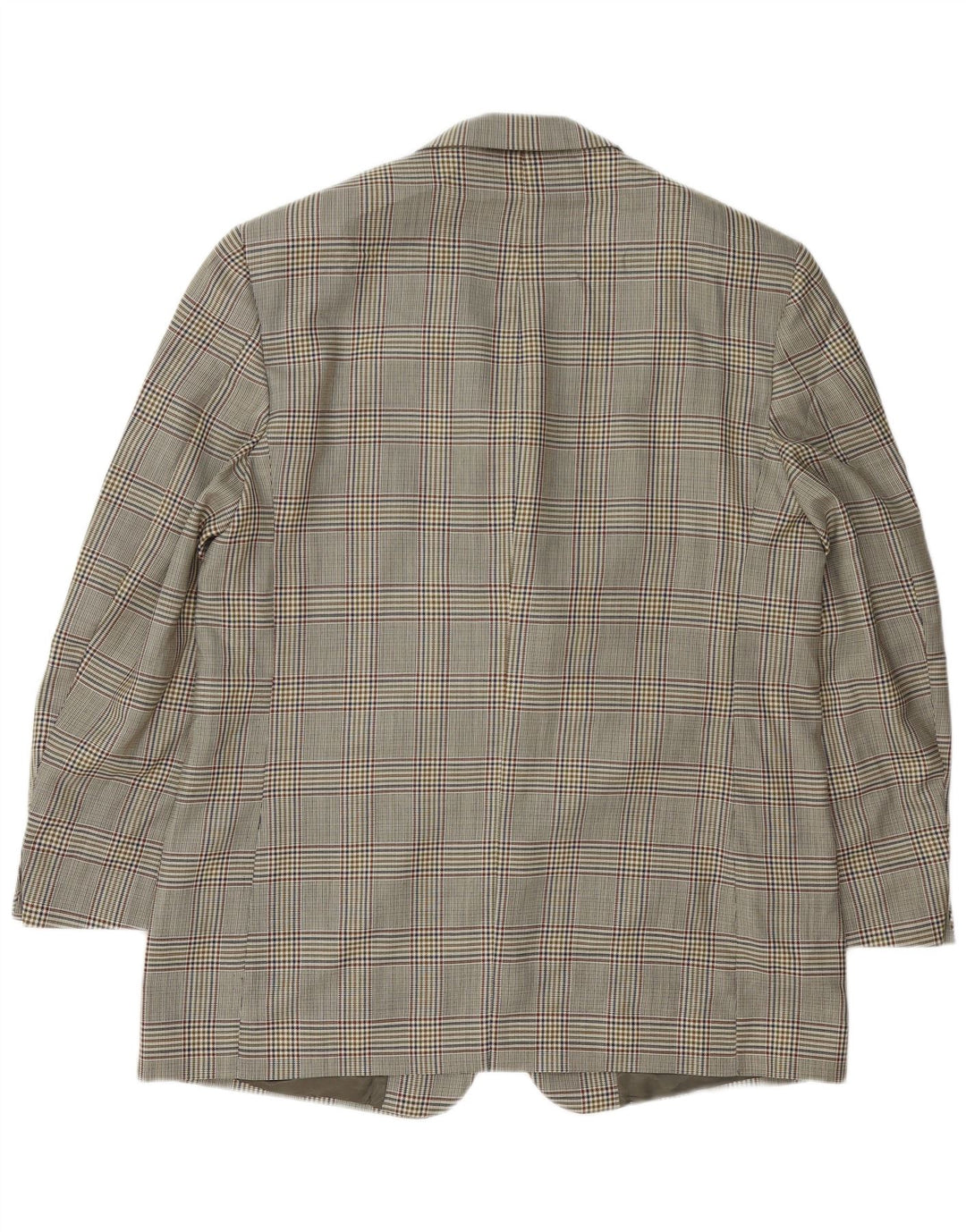 Brooks Brothers Herren-Blazer mit 3 Knöpfen, IT 54 2XL, graue Wolle mit Hahnentrittmuster