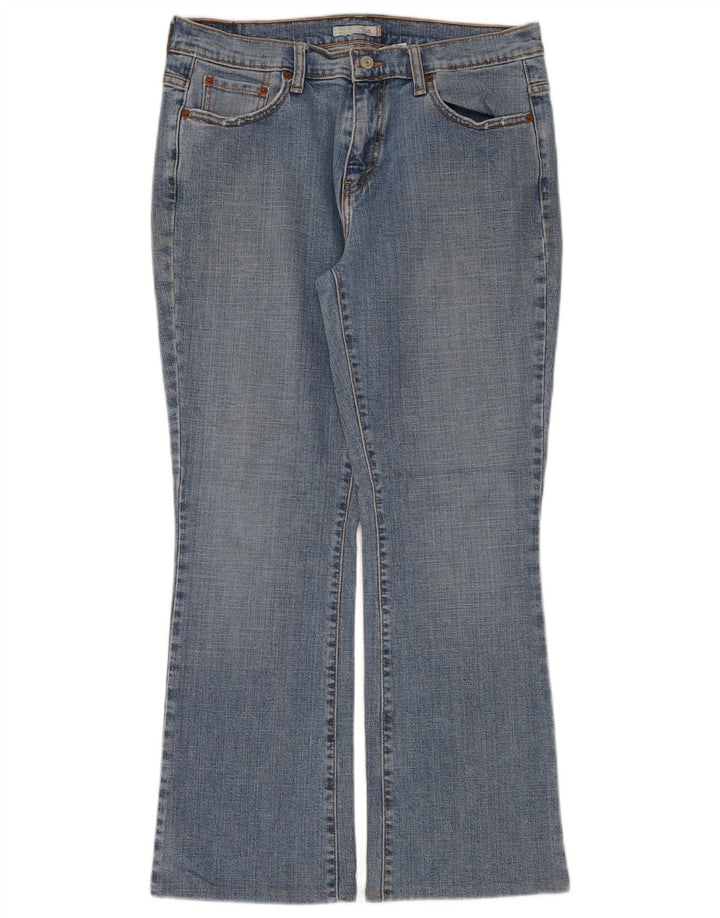 Levi's Damen 515 Bootcut Jeans US 12 Large W32 L30 Blaue Baumwolle