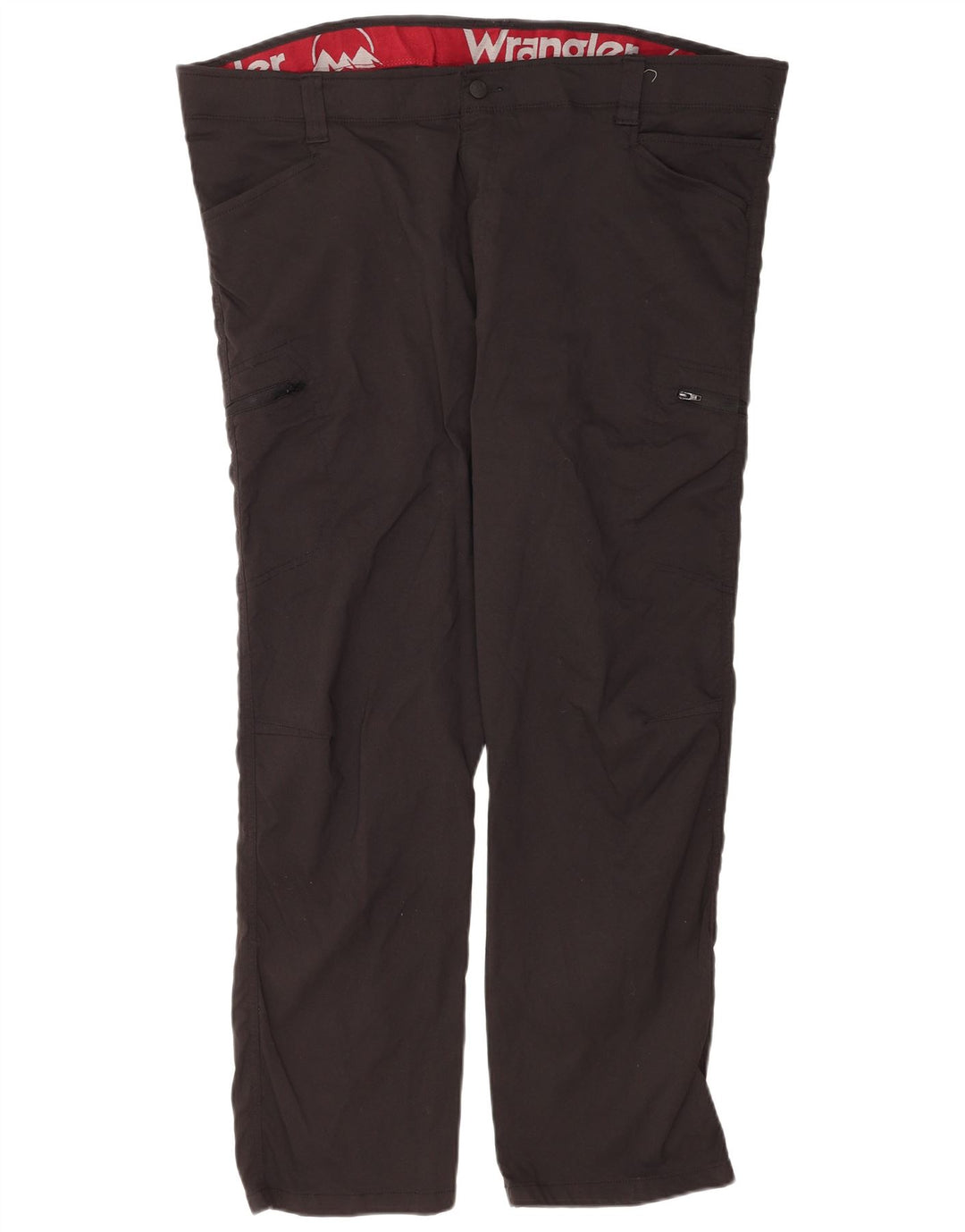 Wrangler Herren gerade Cargohose W44 L30 schwarzes Nylon