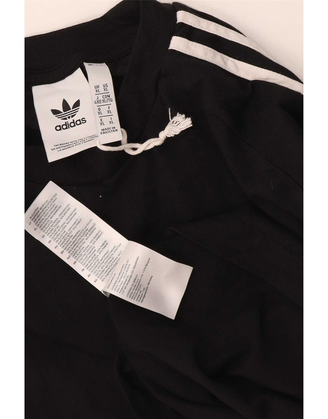 Adidas Herren Top Langarm XL Schwarz Baumwolle