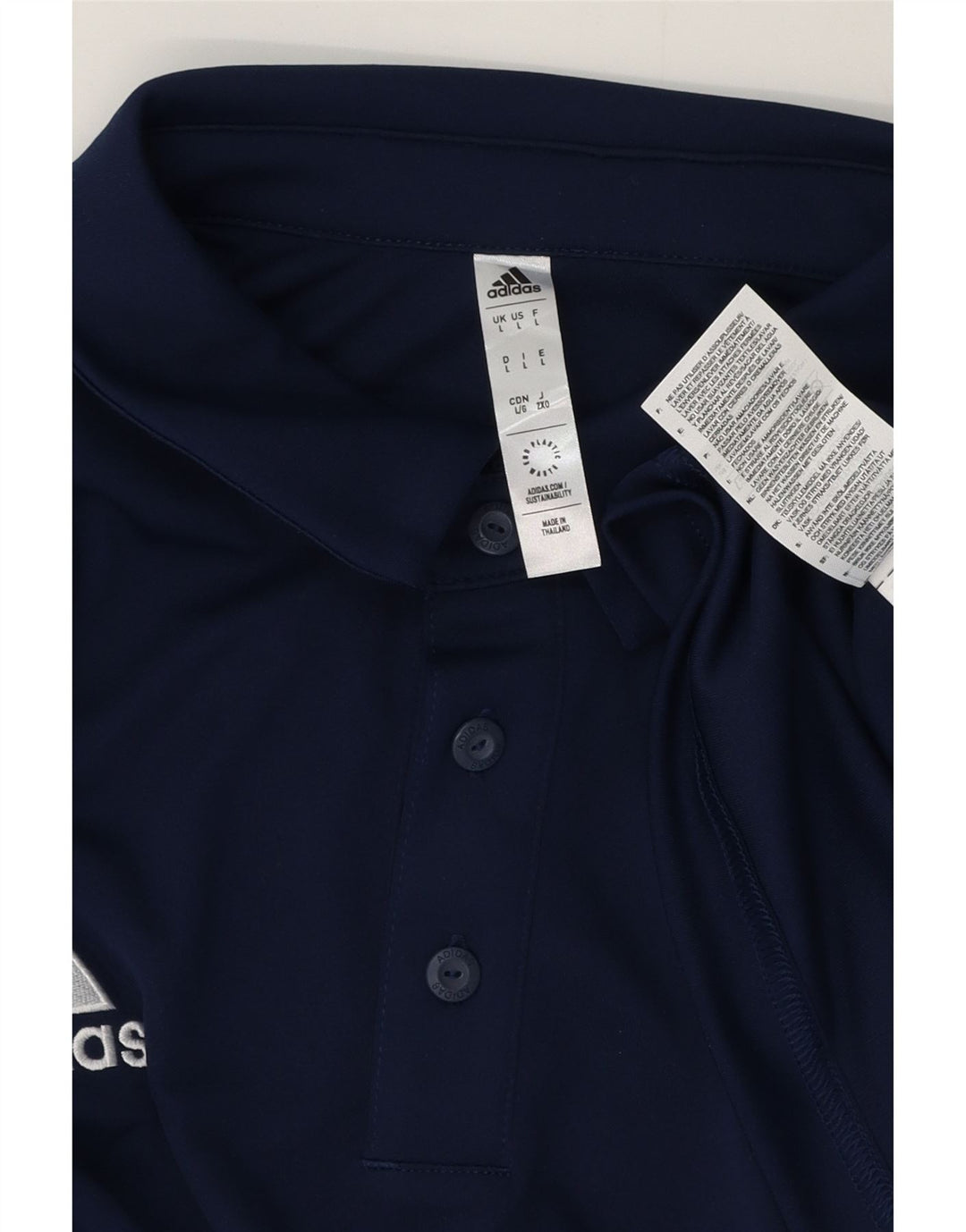 Adidas Herren Aeroready Poloshirt, groß, Marineblau, Polyester