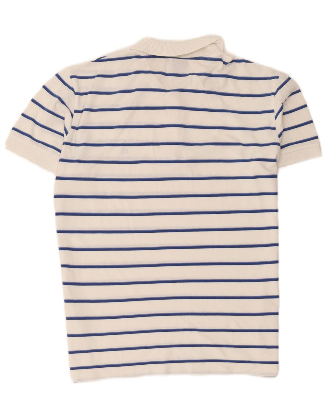 Calvin Klein Herren-Poloshirt, groß, weiß gestreift, Baumwolle