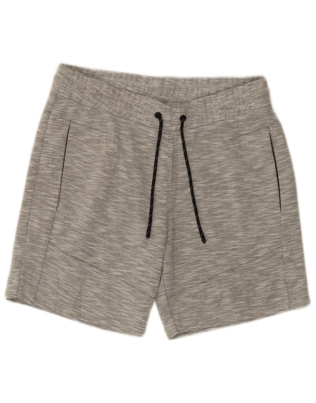 Jack & Jones Herren-Sportshorts aus mittelgrau meliertem Polyester