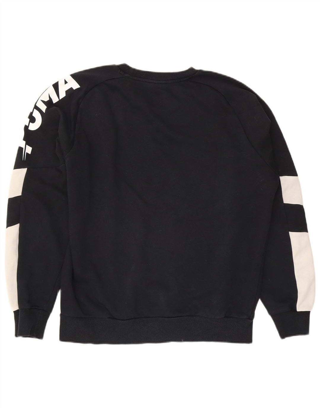 Puma Herren Grafik-Sweatshirt-Pullover, Mittelschwarz, Farbblock