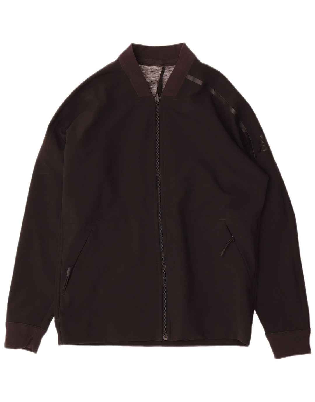 Adidas Herren Wende-Trainingsanzug-Oberteil, Jacke, Größe S, Grau, Farbblock