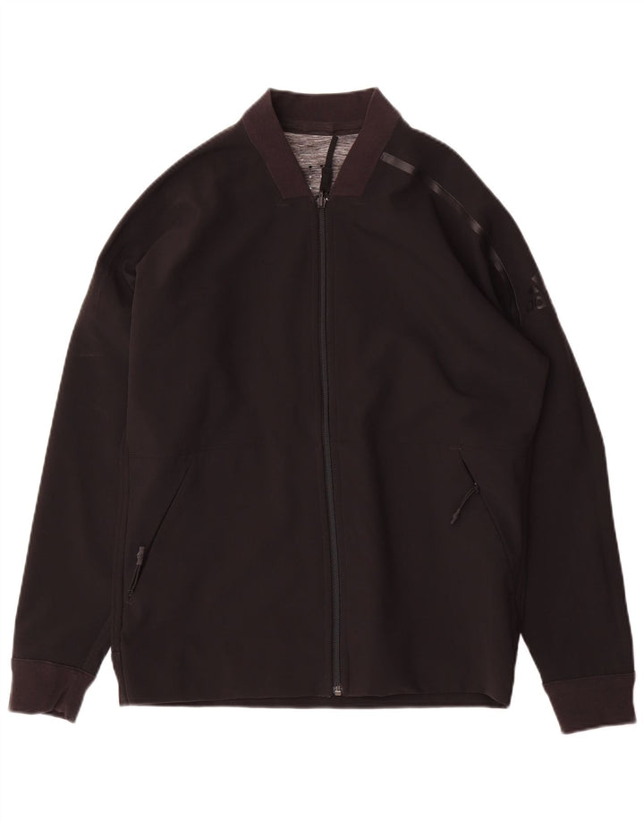 Adidas Herren Wende-Trainingsanzug-Oberteil, Jacke, Größe S, Grau, Farbblock