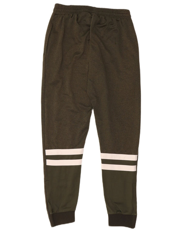 ELLESSE Herren-Trainingshose, Jogginghose, klein, Khaki, Farbblock-Polyester