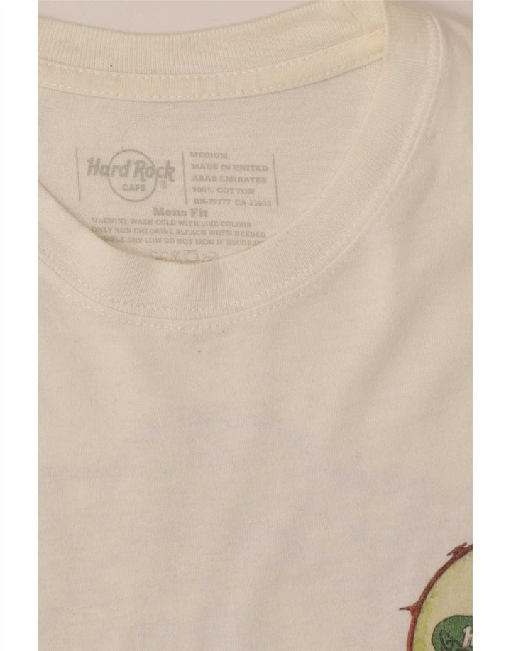 Hard Rock Cafe Herren Dublin Grafik-T-Shirt aus mittelweißer Baumwolle