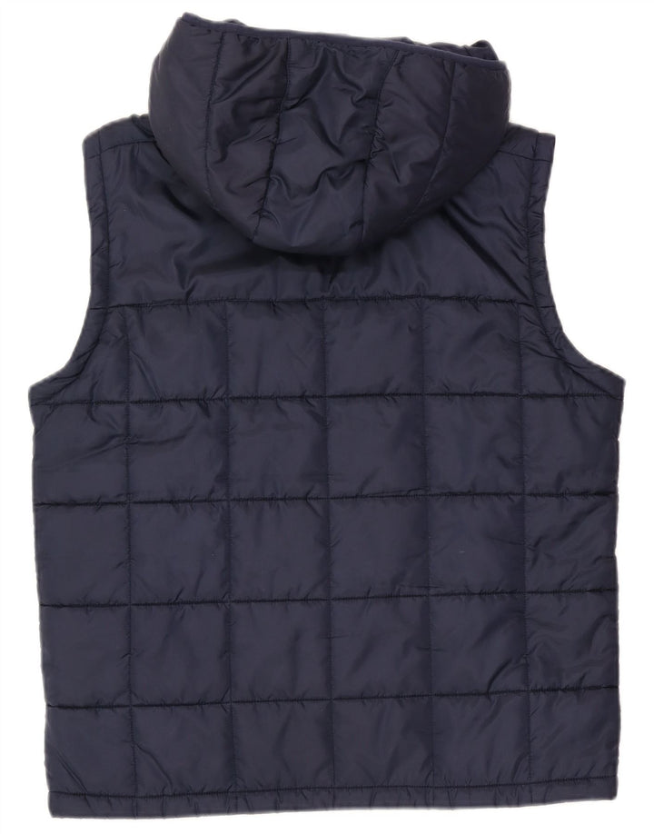 Kappa Herren-Weste mit Kapuze, gepolstert, UK 40, Größe L, Marineblau, Polyester
