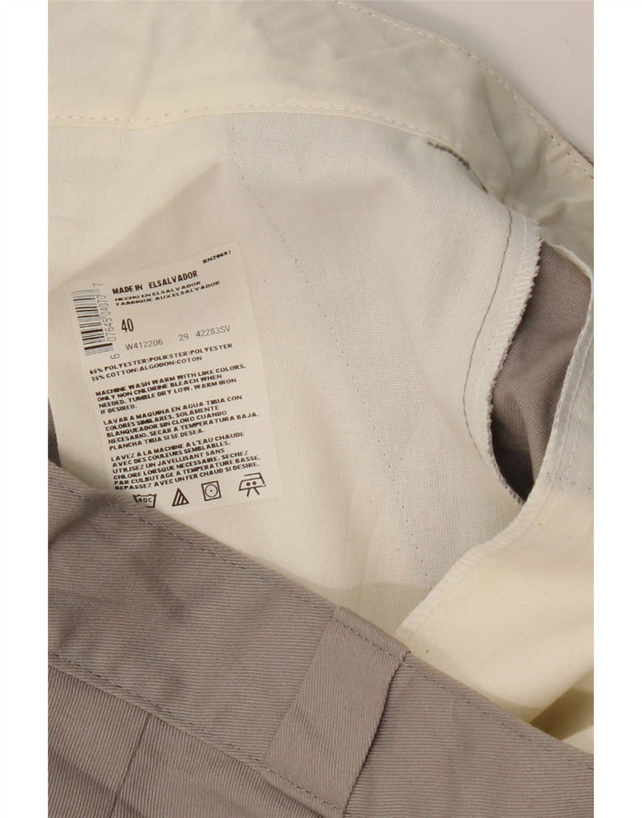 DICKIES Herren Chino-Shorts W40 XL Grau Polyester