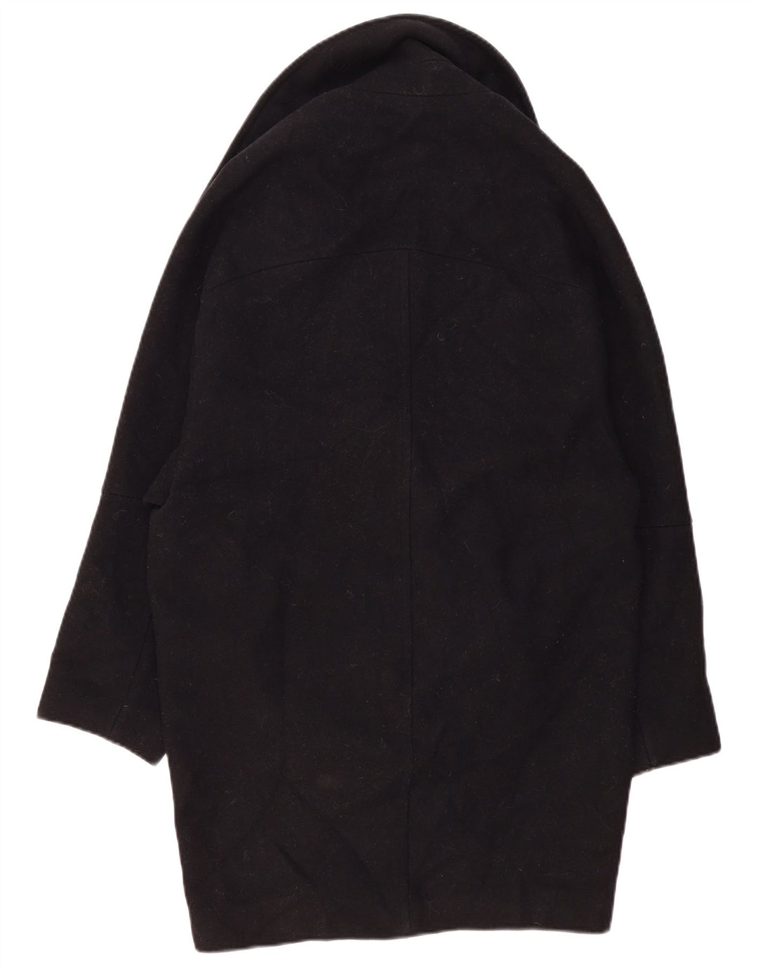 Zara Damen Übergroßer zweireihiger Mantel UK 6 XS Schwarz