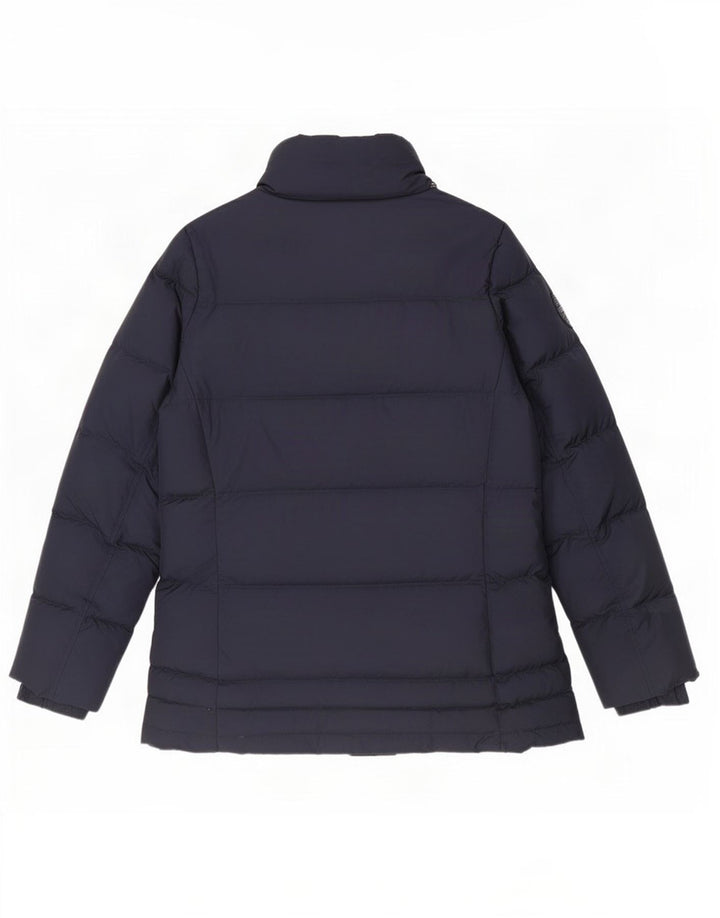 Tommy Hilfiger Damen Wattierte Jacke UK 16 Large Marineblau Polyester