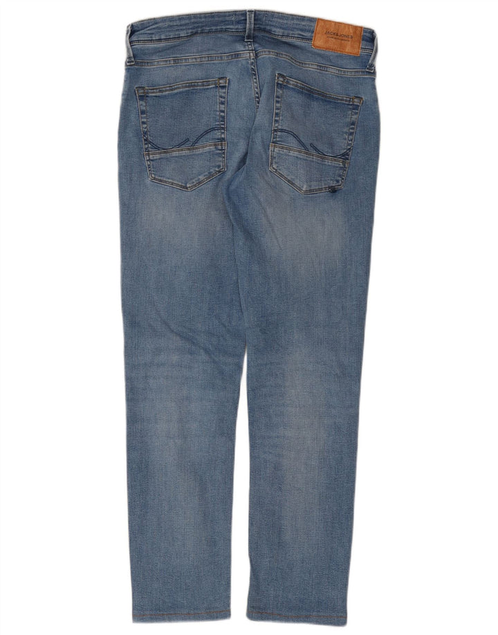 Jack & Jones Herren Slim Jeans W32 L29 Blaue Baumwolle