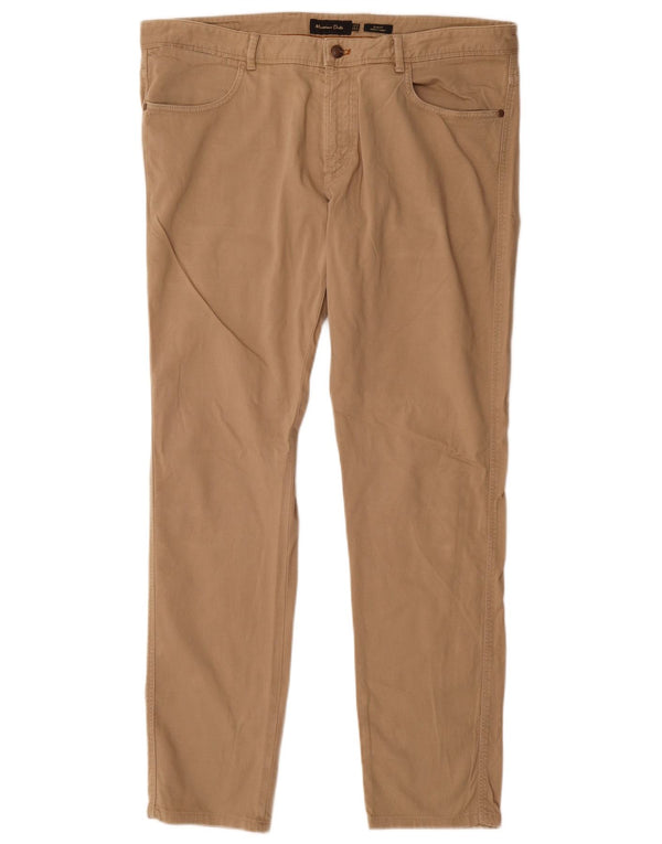 Massimo Dutti Herren Slim Fit Freizeithose EU 46 XL W36 L32 Beige
