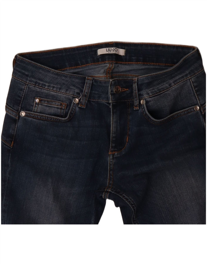 Liu Jo Damen Slim Jeans W30 L30 Blau