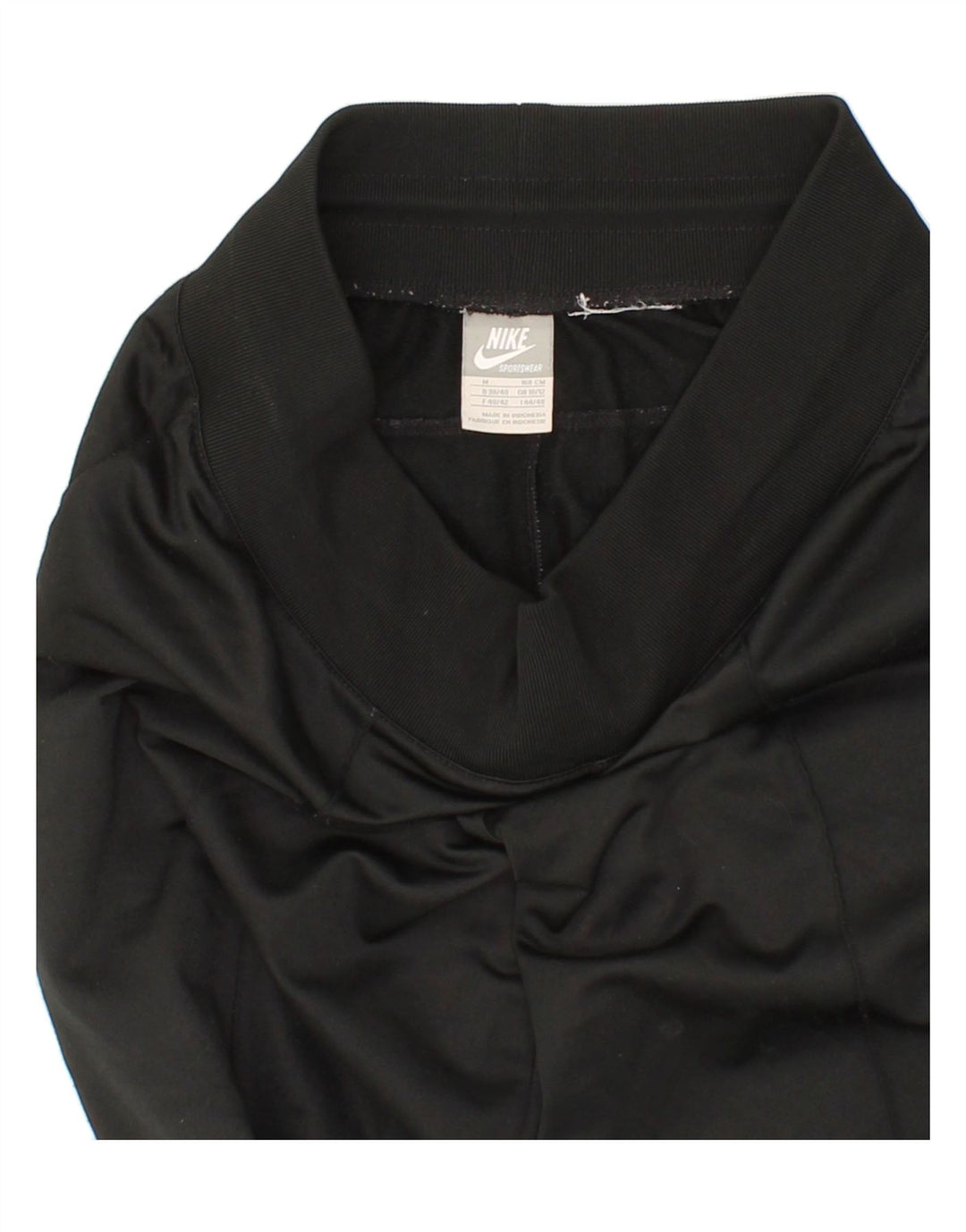 NIKE Womens Tracksuit Trousers UK 10/12 Medium Black Vintage Nike and Second-Hand Nike from Messina Hembry 