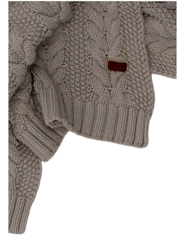 Barbour Damen-Strick-Rechteckschal, Einheitsgröße, Grau
