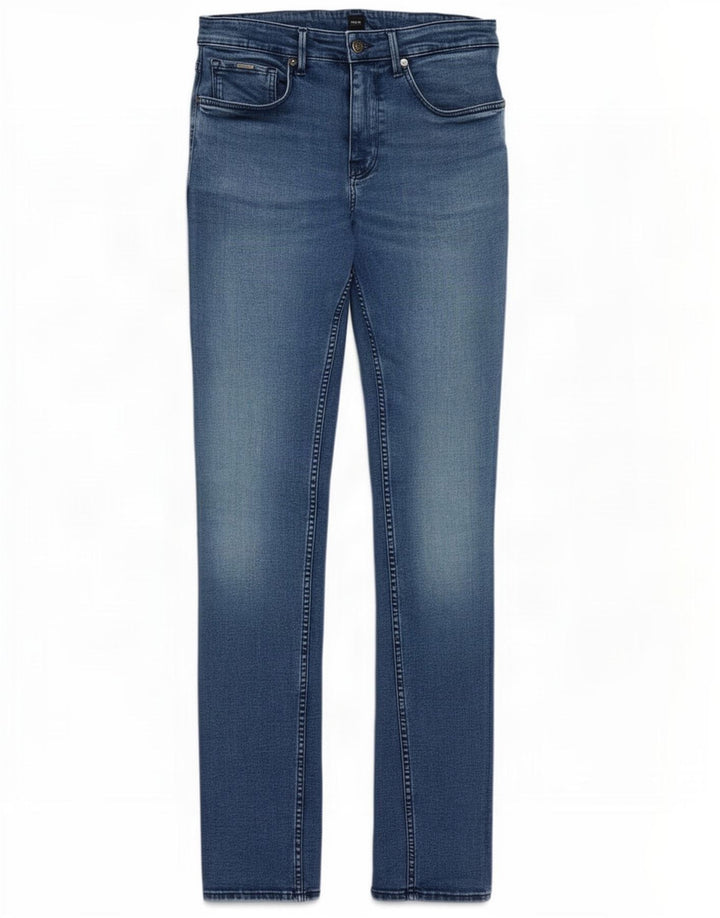 Hugo Boss Damen Slim Jeans W32 L32 Blaue Baumwolle