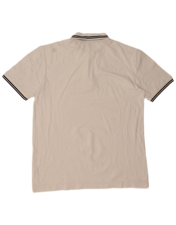 KAPPA Herren Poloshirt 2XL Weiße Baumwolle