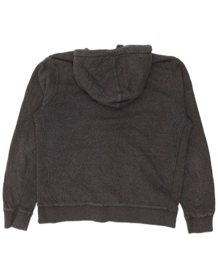 Fat Face Herren-Kapuzenpullover mit Reißverschluss, groß, aus grauer Baumwolle