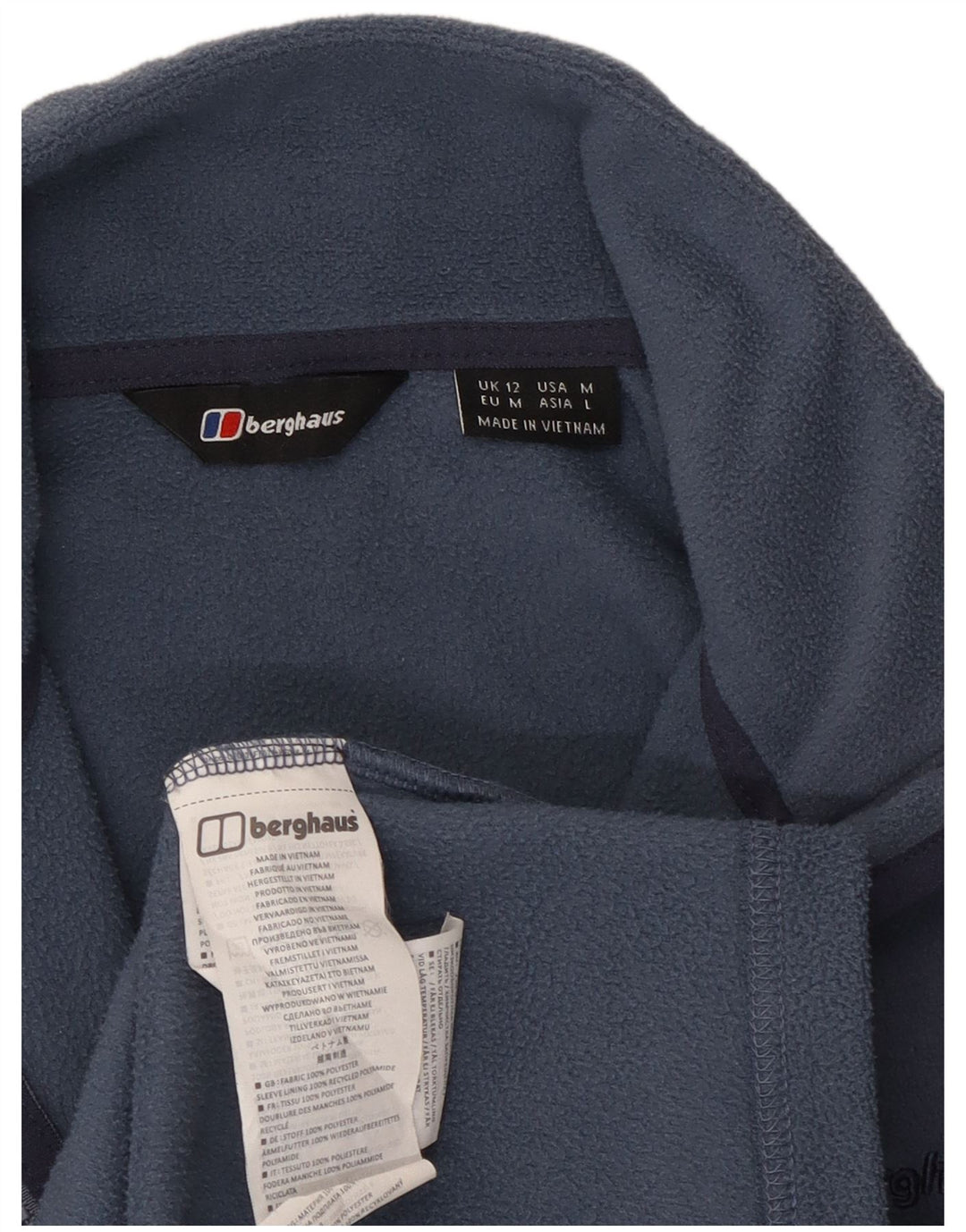 Berghaus Damen Liner Fleecejacke UK 12 Mittelblaues Polyester