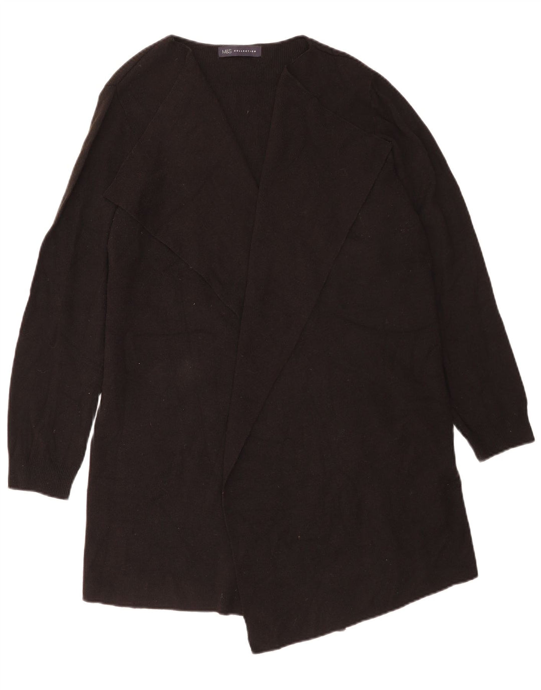 Marks & Spencer Offener Damen-Cardigan-Pullover UK 16 Large Schwarz Acryl