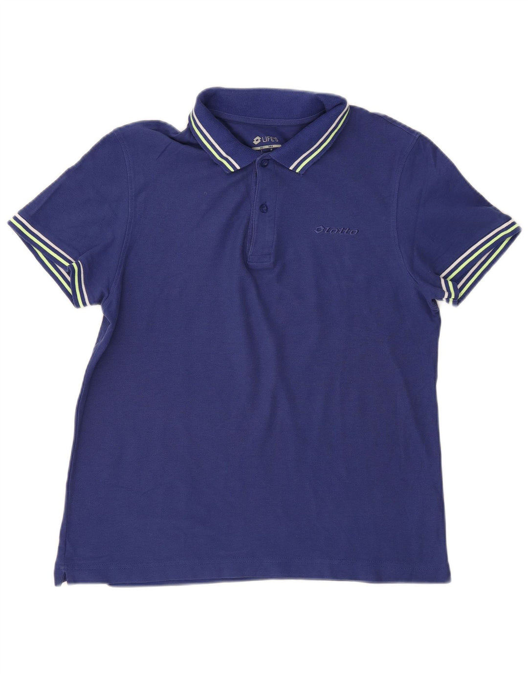 Lotto Herren-Poloshirt, mittelgroß, marineblau, Baumwolle