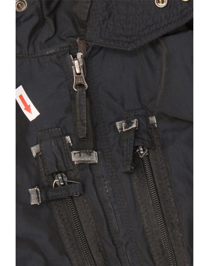 Parajumpers Wattierte Jacke mit Kapuze für Jungen, 11–12 Jahre, Größe S, Marineblau, Polyester