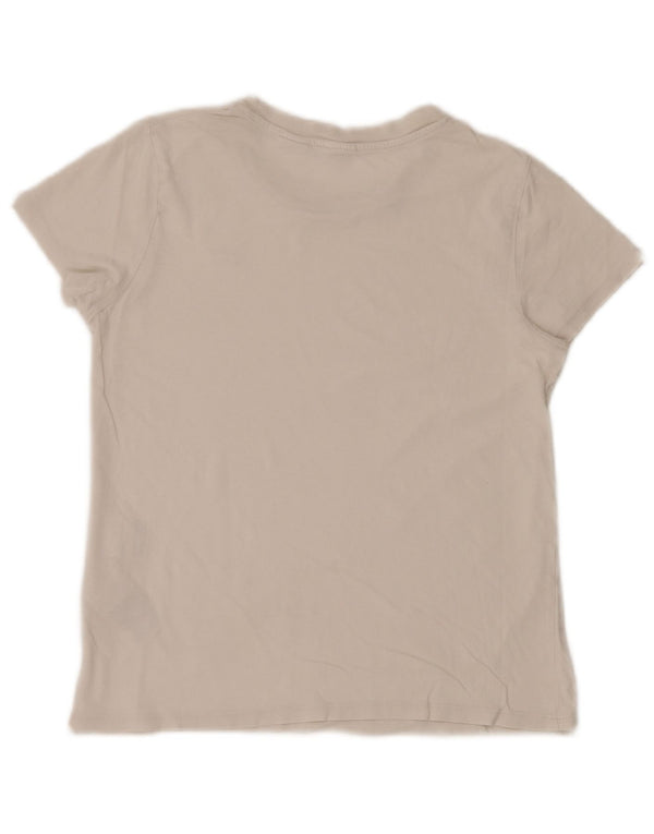 Levi's Damen T-Shirt Top UK 8 Small Weiße Baumwolle
