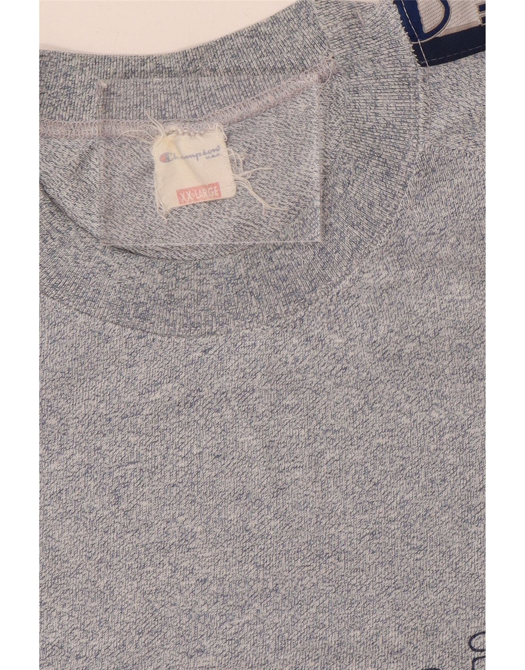 Champion Herren Grafik T-Shirt Top 2XL Marineblau meliert