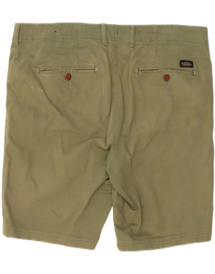 SUPERDRY Herren-Chinoshorts W36, große Khaki-Baumwolle
