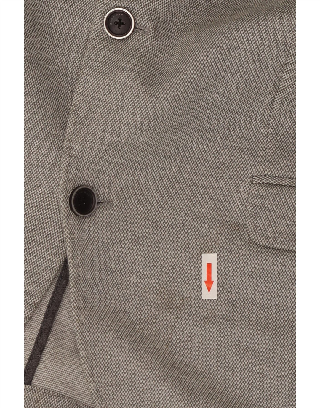 Zara Herren-Blazerjacke mit 2 Knöpfen, EU 56, XL, grau, Polyester