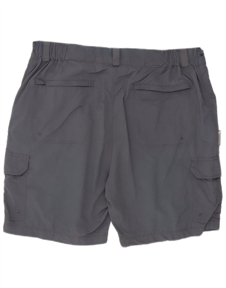Mountain Warehouse Herren-Cargoshorts W40 XL Graues Nylon