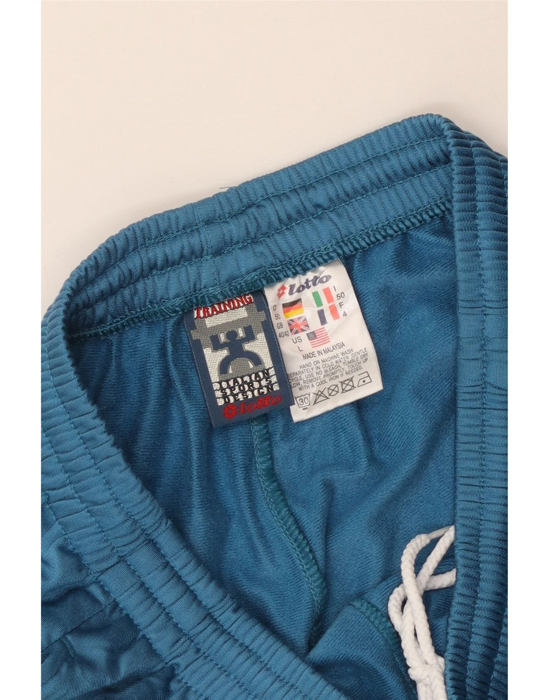 Lotto Herren-Trainingshose, UK 40/42, Größe L, blau, Polyester