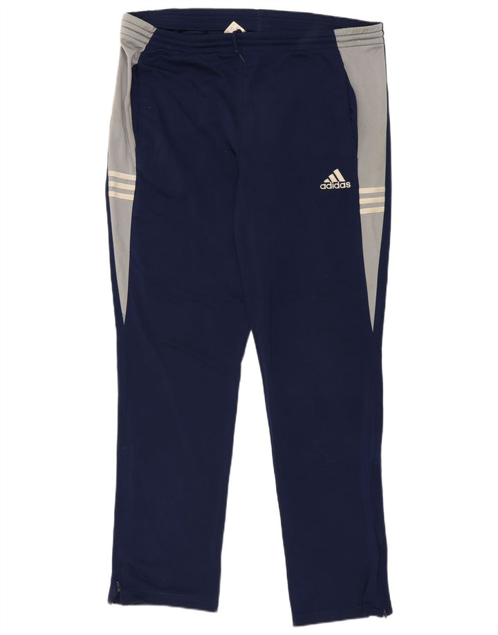 Adidas Herren-Trainingshose 2XL, Marineblau, Colourblock-Polyester