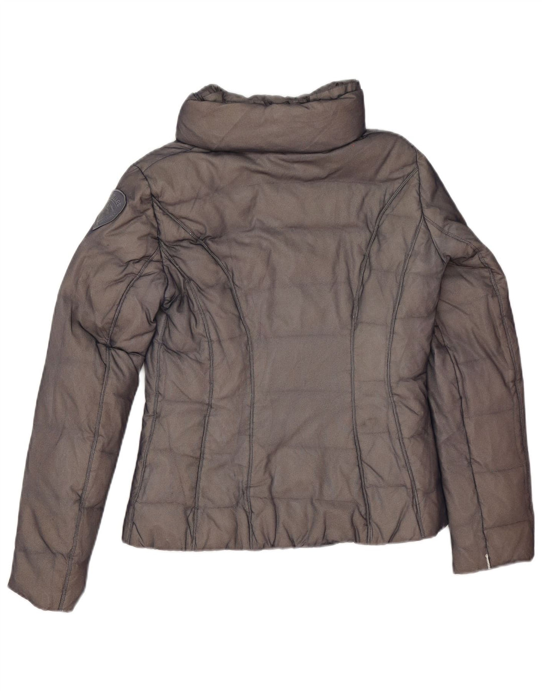 Blauer Damen Wattierte Jacke UK 6 XS Grau