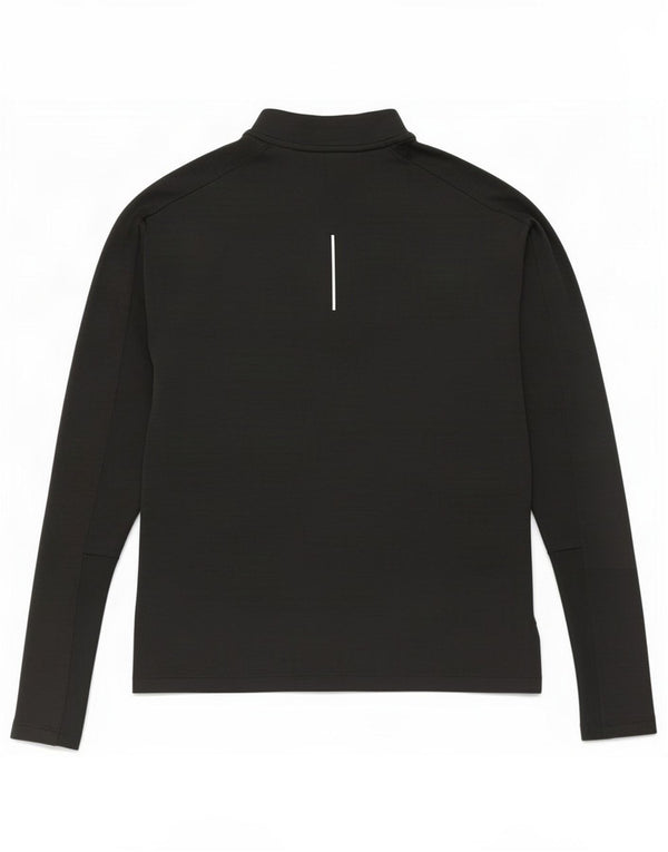 Nike Herren Dri Fit Zip Neck Pullover Trainingsanzug Top XS Schwarz Polyester
