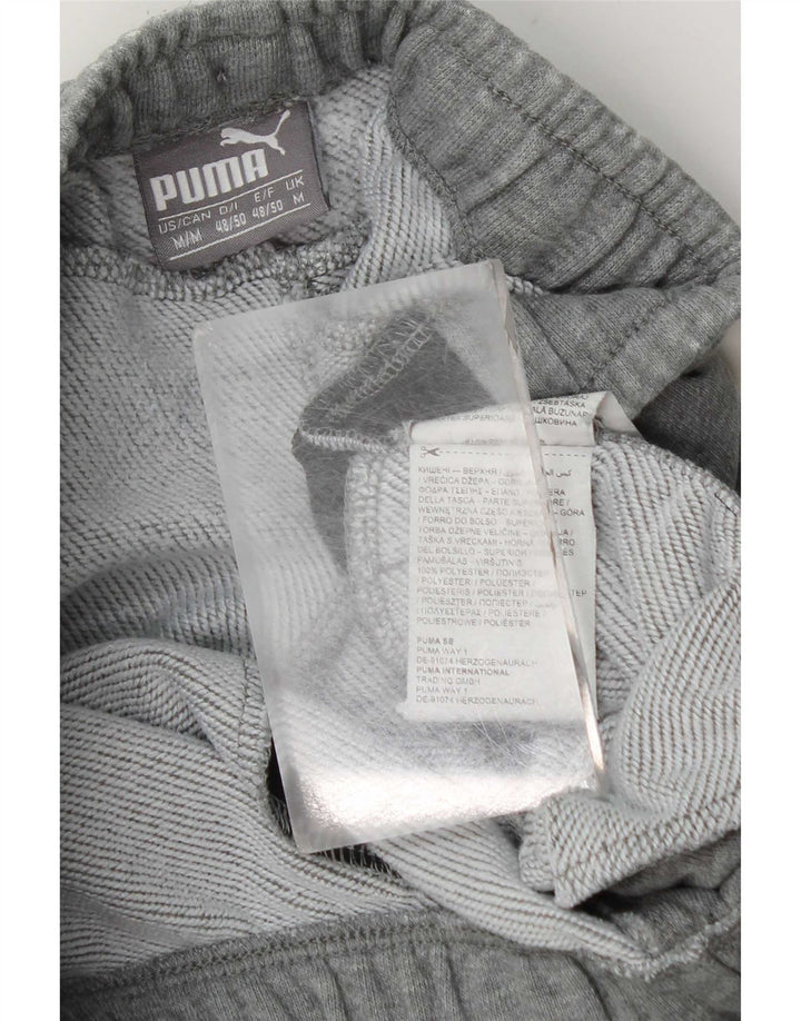 Puma Herren-Trainingshose mit Grafik, mittelgrau, Farbblock