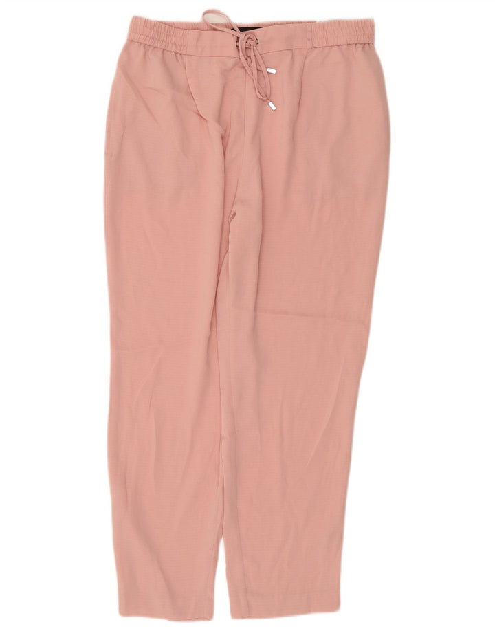 Gerade Freizeithose für Damen von Zara, Größe L, W30, L26, Rosa, Polyester