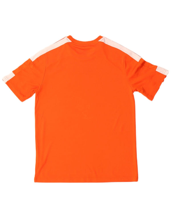Adidas Jungen Aeroready Graphic T-Shirt Top 13-14 Jahre Orange Polyester