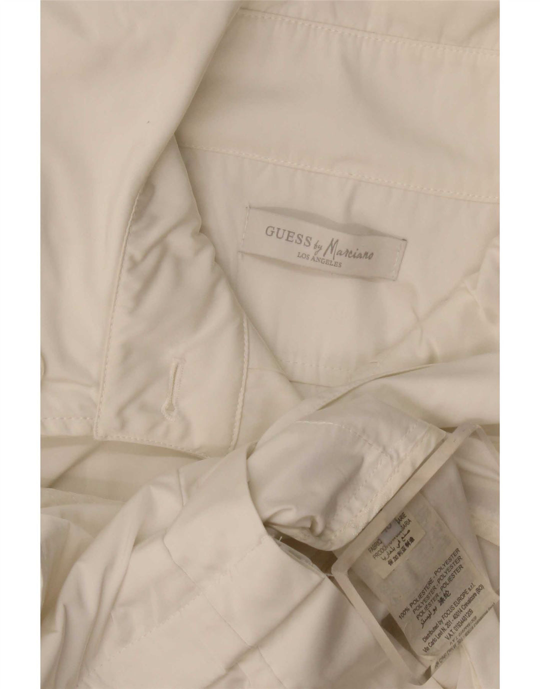 Guess By Marciano Damen Trenchcoat IT 40 Small Weiß Polyester