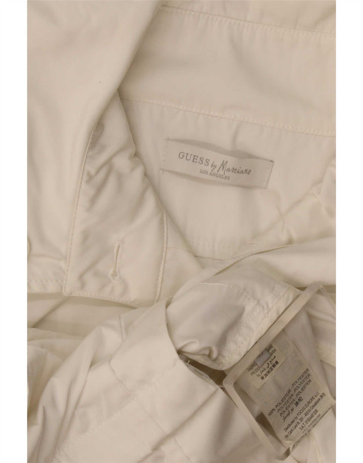 Guess By Marciano Damen Trenchcoat IT 40 Small Weiß Polyester