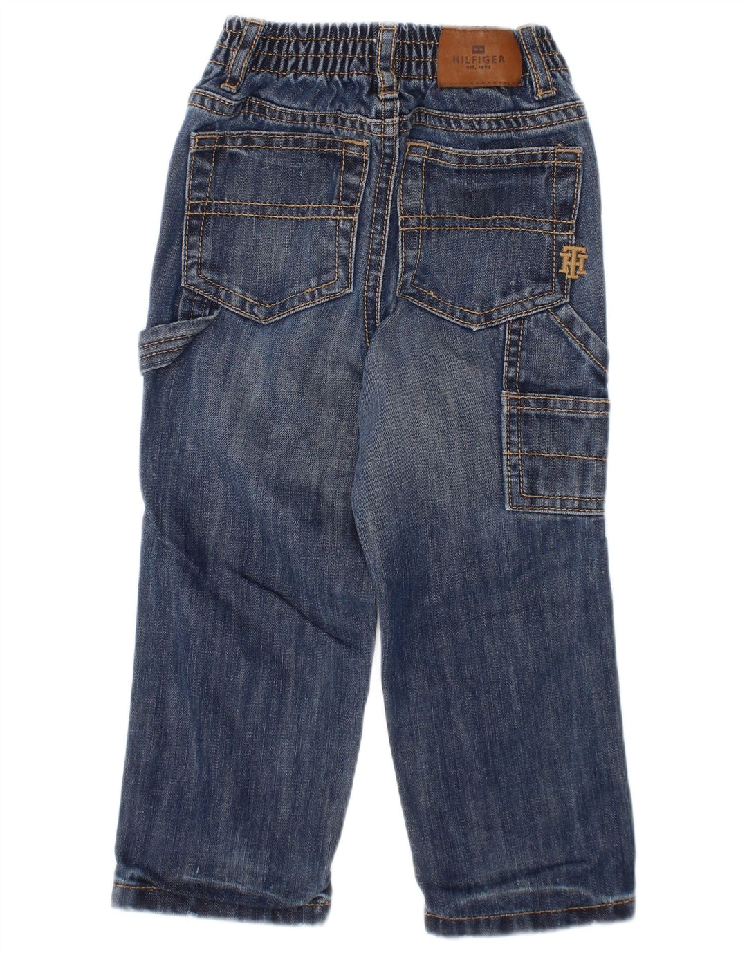 TOMMY HILFIGER Baby Jungen Cargo Straight Jeans 18-24 Monate W20 L12 Blau