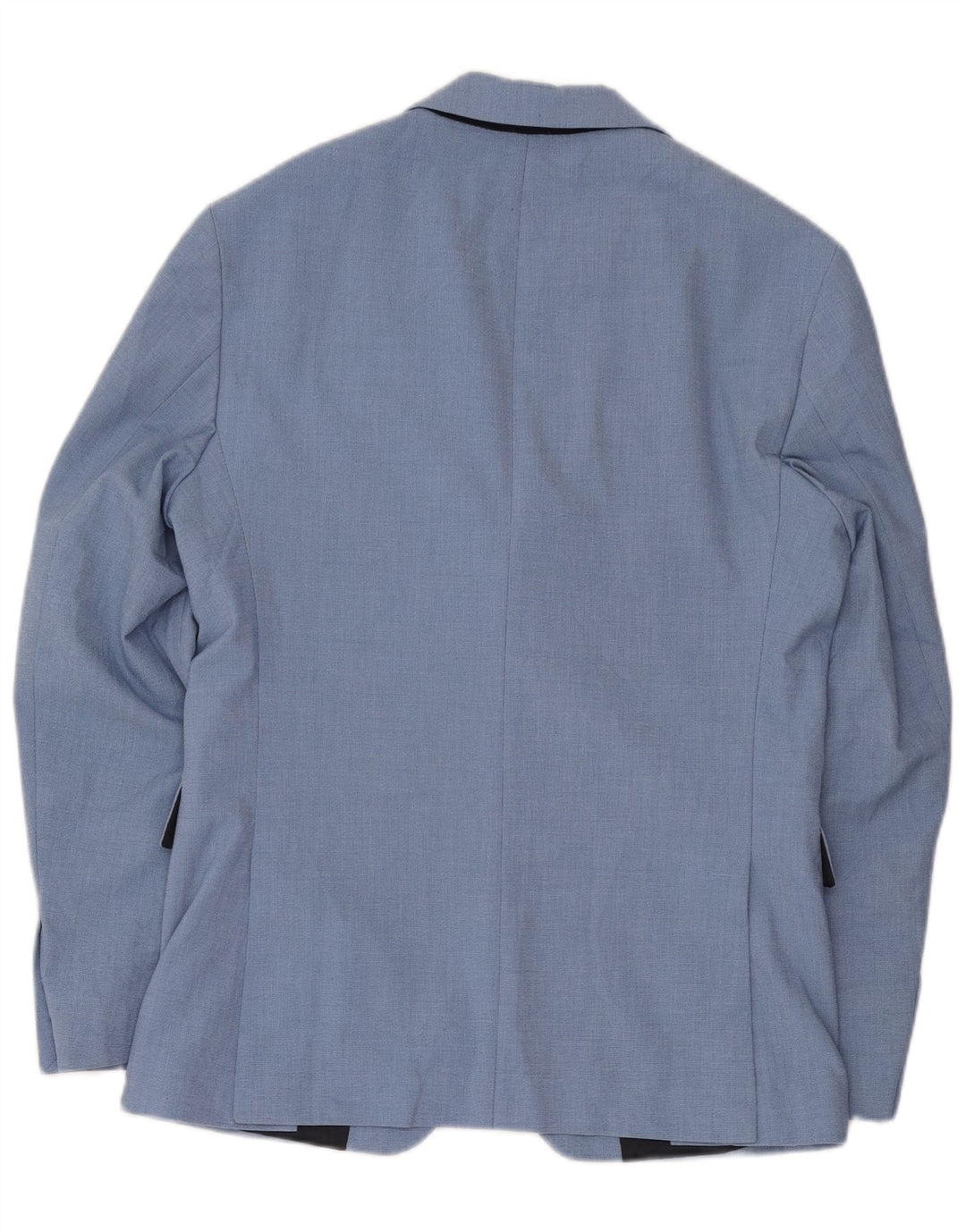 Zara Herren-Blazer mit 2 Knöpfen, EU 48, mittelblau, Polyester