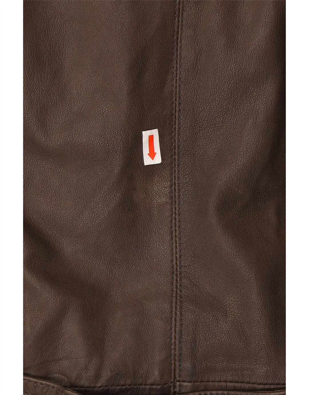 ALBA MODA Damen Militär-Ledermantel UK 20 2XL Braunes Leder