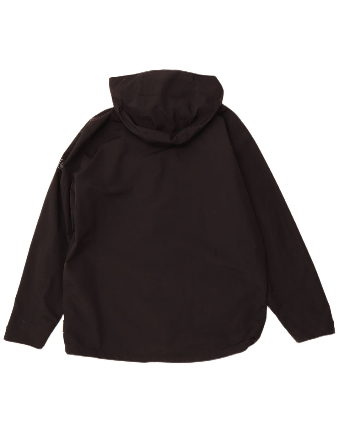 JACK WOLFSKIN Herren-Regenjacke mit Kapuze, UK 42, Größe L, Schwarz, Polyamid