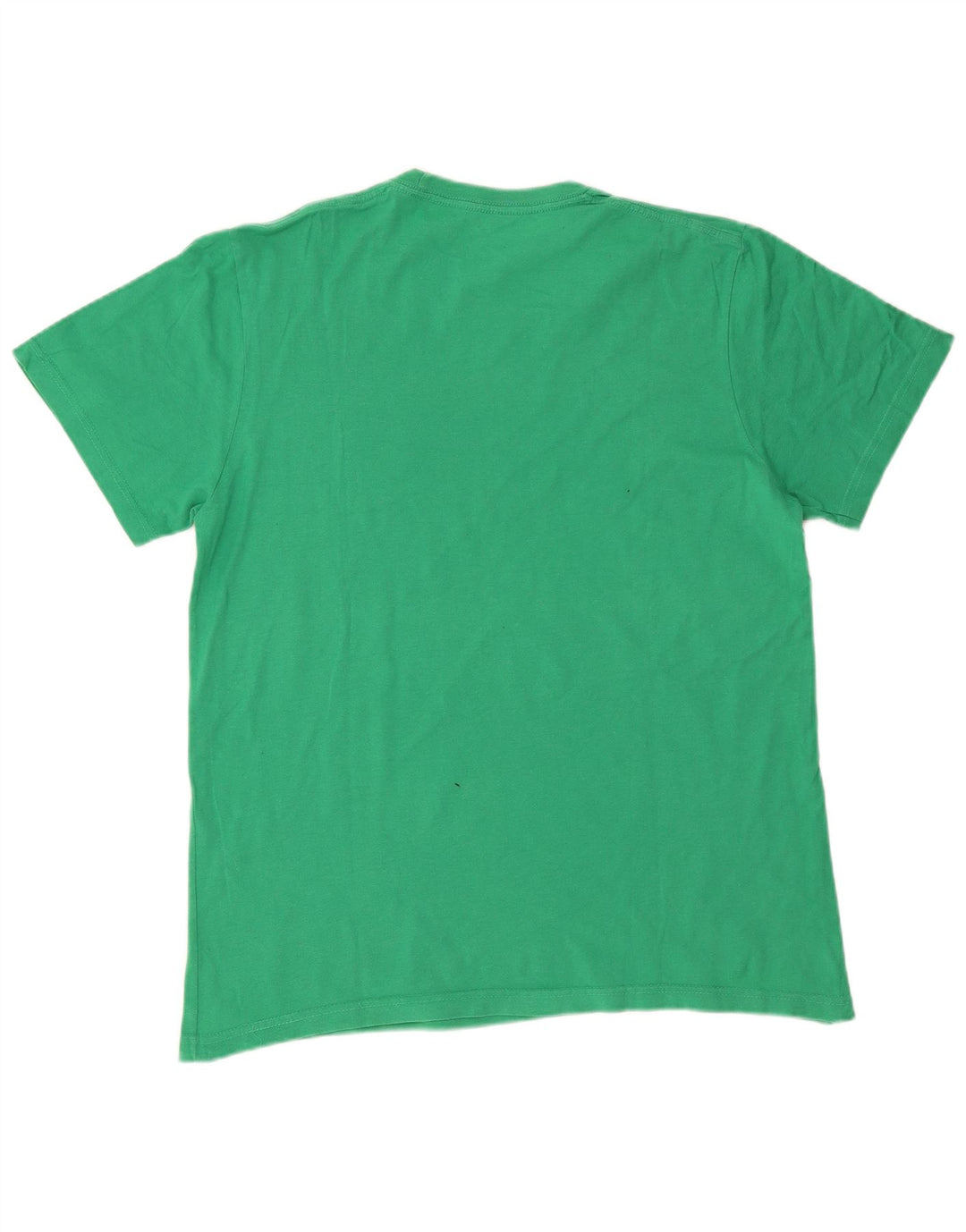 Converse Herren Grafik-T-Shirt-Oberteil aus mittelgrüner Baumwolle