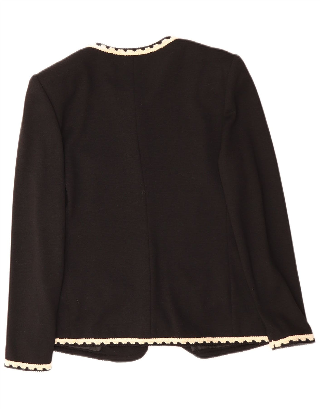 LUISA SPAGNOLI Damen 5-Knopf-Blazerjacke IT 44 Mittelschwarzes Acetat